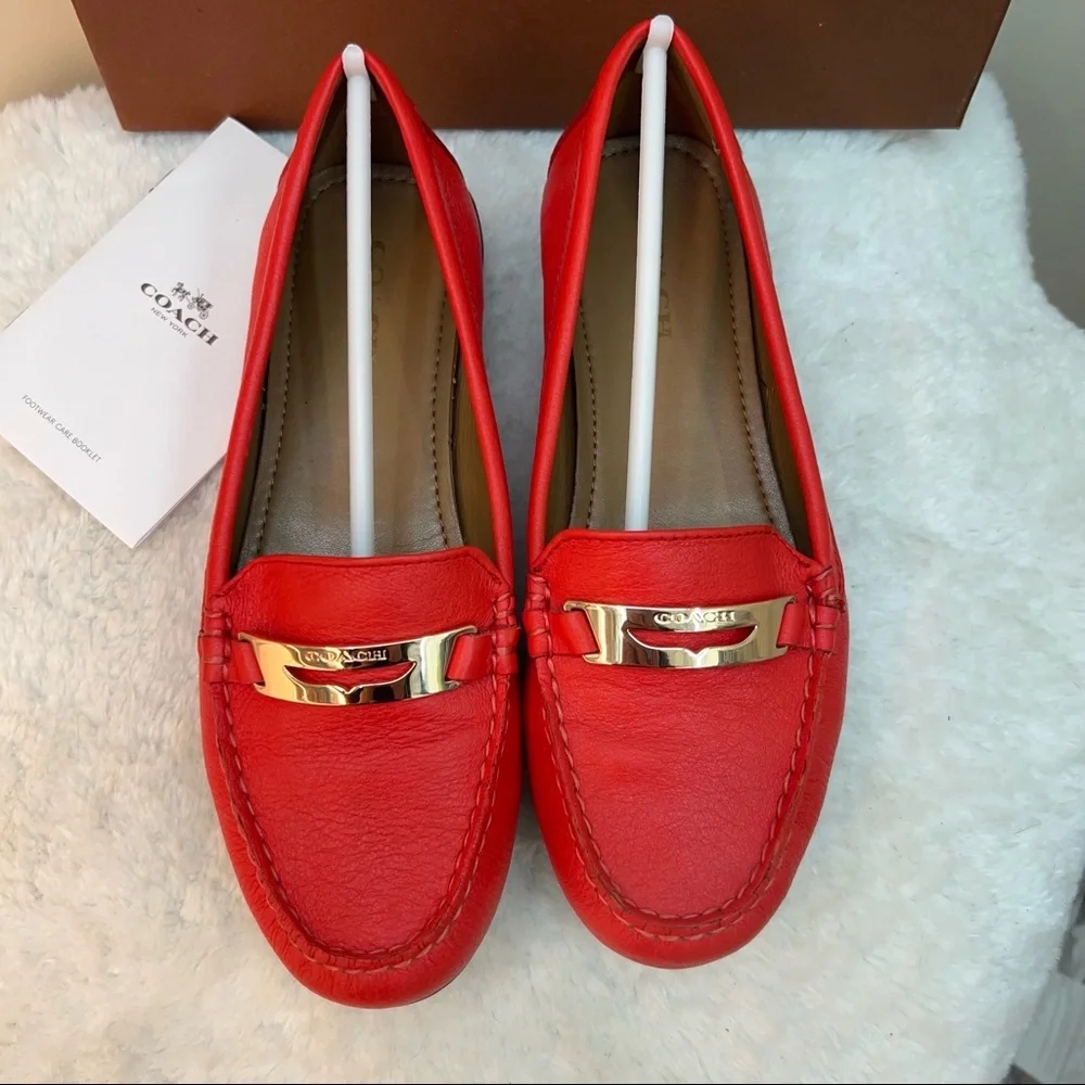 COPY - New Coach loafer leather shoes size 6B - Picture 4 of 9